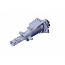 Vertical Pin - Plug Set (Socket & Plug Assembly), Heavy Duty Dual Conductor - For Tractor And Trailer Electrical Power